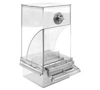 Bird Cage Feeder | Automatic Parrot Feeder No Mess - Indoor Bird Feeder Cage Accessories for Squirrel Finch, Budgies Canary, Lovebirds