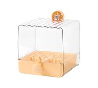 Bird Cage Feeder - Bath and Food Holder, Hanging Tray Attachment | Practical and Creative Accessory Modern Design for Small and Medium Birds, Parrots, Lovebirds, Lovebirds,