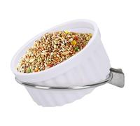 Bird Cage Feeder Bird Feeder Food Bowl Dish