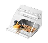 Bird Cage Feeder - Food Water Feeding Bowl, Indoor Birds Feeding Watering Bowl | Indoor Birds Feeding Watering Dish with Detachable Foraging Toy for Gentoo Parrot Feeding Dish Cups Firmly Stay Cage