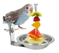 Bird Cage Feeder - Fruit Bowl for | Bird Vegetable Feeder - Portable Fruit Holder for Birds, Ideal for Enriching the Home Environment of Your Birds, Approx 10 x 8 x 8.5 cm