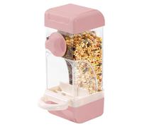 Bird Cage Feeder - Large Capacity, Anti Spill Shielded Box,Transparent Level View,Tool Free Attachment System | Parakeet Feeder,for Indoor Outdoor Parakeet Parrot Cockatiel Canary Lovebird Home