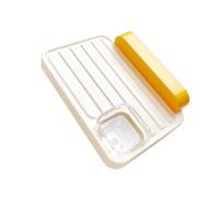 Bird Cage Feeder Perch Stand Mount with Hanging Design Removable Dish Feeding Cup for Various Bird Species Hanging Feeder