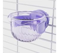Bird Cage Feeder - ShoteT Feeder | Feeding Bowls | Anti-Spill Dish for Parrots, Macaws, Cockatiels, Aviary, Outdoor Garden, Travel, Carrier, Cage Accessories, Bird Feeding and Drinking