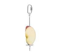 Bird Cage Feeder Skewer - Stainless Steel Fruit Stick | Foraging Food Holder | For Macaws, Parakeets, Cockatiels, Parakeets, Finches, Turtle Doves and Treat Spikes for the Cage