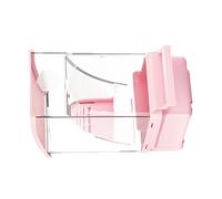 Bird Cage Feeder With Anti Scatter Opening And Removable Tray Food Dispenser For Parrots Pet Supplies Cage Accessories