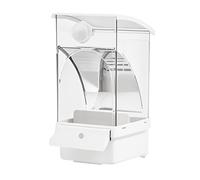 Bird Cage Feeder With Anti Scatter Opening And Removable Tray Food Dispenser For Parrots Pet Supplies Cage Accessories