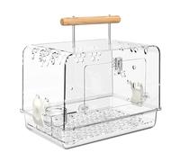 Bird Cage, Finch Cage, with Anti-escape Lock, with Handle, Suitable for Most Parrots when Going Out
