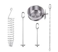 Bird Cage Food Holders Fruit Vegetable Skewer Holder Hanging Cage Treat Feeding Tool for Birds Parrot Lovebirds Cockatoo