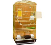 Bird Cage for Large Birds, Iron Breeding Cage for Parrots and Budgerigars, Decorative Aviary for Pigeons and Parrots