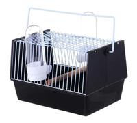 Bird Cage For Parrot Canaries Wire Bird Cage Bird Travel Cage And Hanging Bird House For Budgie Parakeets Finches Bird Carrier With Feeder Bird Aviary Outdoor