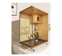 Bird Cage for Small to Medium Birds, Aesthetic Design, Durable Build, Includes Accessories, Dimensions: 24''L x 17.7''W x 31.1''H