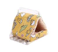 Bird Cage Hammock - 16cm Soft Plush Nest, Warm Hanging Bed, Pet, Comfortable Winter Shelter, Snug Small Animal Sleeping House| Acrylic Perch Stand for Parakeet Cockatiel Canary