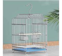 Bird Cage Hanging Bird Cage Stainless Steel Bird Carriers Home Birdcages With Hasp Locks Birdcage With Easy Clean Tray Novel Design,A