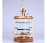 Bird Cage Hanging Portable Carrier Vintage Design Round Bird House