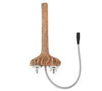 Bird Cage Heated Perch, Intelligent Temperature Control Resin Parrot Stand, Fast Heating Bird Warmer for Winter