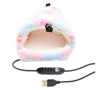 Bird Cage Heater for Parakeets - Soft Nesting Cave Made of Plush - Warmer for the Bird Bed | For Lovebird Wedge Tail Parakeet Canary Rabbit Guinea Pig Chinchilla Budgie