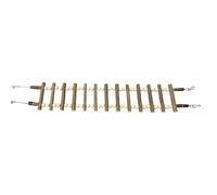 Bird Cage Ladder with Hooks Wooden Swing Perch