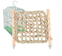 Bird Cage Ladder | Wood Parakeet Play Stand,Bird Seagrass Ladder Bridge Exercise Stands - for Cockatiel Conure Lovebird Canary Finch Exercise Feeding