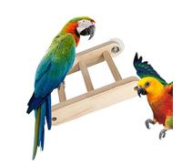 Bird Cage Ladder - Wooden Climbing Ladder for Parrots - Multipurpose Bird Ladder, Funny Perch for Budgies, Parakeets, Hummingbirds