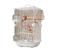 Bird Cage Large Bird Cage Ecological Home Villa Parrot Special Cage Parrot Cage(White)