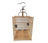 Bird Cage Large Bird Cage Hanging Outdoor Indoor Square Handmade Chinese Style Aviary Cage Pet Bird Accessories Pet Supplies