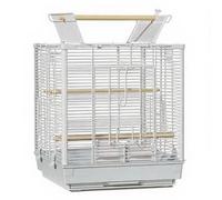 Bird cage Large Sized Birdcage Top Openable Horizontal Wires on Four Sides Raised Chassis Door with Lock Pet Products