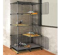 Bird Cage Metal Parakeet Cages With Removable Pull-out Tray Pigeon Training Cages For Parrot Cockatiel Lovebird Pigeon Chickens Ducks Geese And Other Poultry (Size : 72 * 37 * 150cm)