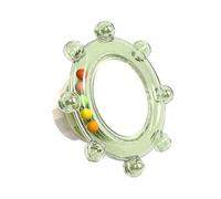 Bird Cage Mirror Toy, Interactive Enrichment Reflection Mirror, Chew Resistant Design, Parrot Cage Accessory For Social Play And Mental Stimulation For Cockatiel Conure Lovebird Use