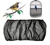 Bird Cage Net - Nylon Reusable Mesh Protector - Birds Cages Netting for Parrot,for Finch Lovebird Cockatoo Cockatiel Mynah Indoor Outdoor Vet Visit Camping Picnic