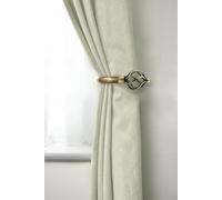 Bird Cage - Pair of Holdaback Tiebacks with End Finials in Antique Brass - Emma Barclay | TJ Hughes