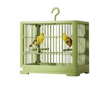 Bird Cage, Parakeet Nest Habitat with Easy-Clean Pull-Out Tray, Folding & Breathable Bird Cage for Lovebirds Cockatiels, 11.81x9.06x10.24 inches, Indoor