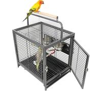 Bird Cage, Parrot Cage, Bird Flight Cages With Stand And Bottom Tray For Cockatiels Parakeets Lovebirds Flight Perches Birdcage