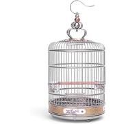 Bird Cage, Parrot Cage, Pet Parrot Round Stainless Steel Bird Cage A Bird Cage Suitable For Parrots(37 * 45cm)