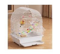 Bird Cage Parrot Special Ecological Villa Large Home Use Parrot Cage(White)