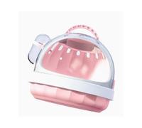 Bird Cage Parrot Take-out Cage Bird Special Portable Bag Hand-held Flight Cage Stand(Pink)