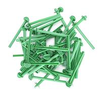Bird Cage Perch; Parakeet Perch, Plastic Standing Stick, 50 Pack, 6.3in Length - Textured Grip, Easy Twist Installation, Ideal for Parrots and Parakeets