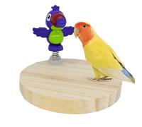 Bird Cage Perch - Parrot Stand | Parrot Bird Stops | Bird Cage Accessories | Chicken Congos Pigeons Indoor Outdoor Wooden Chew Concentrate Toy Playground
