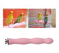 Pssopp Bird Perches Rough Bird Grinding Perch Bird Cage Perches Stand Stick for Budgie Parakeet Cockatiel Macaw African Grey(Large)