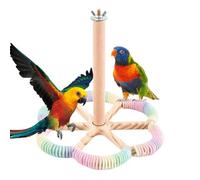 Bird Cage Perches - Rotating Stand for Training - Hummingbird Perch Stand, Ideal for Canaries, Parrots, Parakeets and Small to Medium Birds in Cages