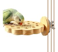 Bird Cage Perches | Wooden Bird Resting Tray | Conure Perch Tray | for Parakeet Finch Cockatiel Cockatoo Parrot Conure Lovebird Canary