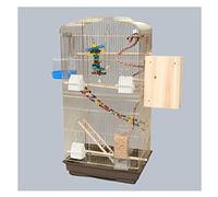 Bird Cage Plating Tiger Skin Large Breeding Cage Cockatiel Cage Large Metal Myna Bird Cage With Breeding Cage Suitable For Raising Flocks Of Birds Flight Cage