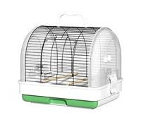 Bird Cage Small, Bird Cage for Parakeet, with Handle, 360° Panoramic View, Suitable for Short-term Travel and Walking with Pets