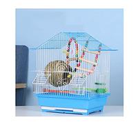 Bird Cage Small Roof Type Bird Cage Portable Bird Cage Household Metal Iron Art Painted Cage For Parakeets, Canaries, Love Birds Pet SuppliesA