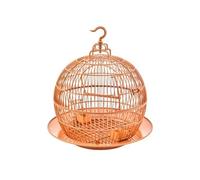 Bird Cage Spherical black phoenix and tiger skin bird peony bottom tray cage decoration ornamental small parrot Pet Supplies