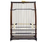 Bird Cage Square Birdcage Plastic Cage Medium-sized Bird Strap Chassis Hook Lightweight Washable Easy Clean Birdcage