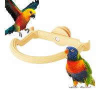 Bird Cage Stand, Waterproof & Compact, 5.75 X 6.3 X 1.97inch, Standing Bird Toy, Cockatiel Perch Toy, Exercise & Play, for Finches and Macaws