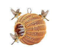 Bird Cage | Synthetic Rattan Hanging Shelter Suitable for Any Season, Hammock for Birds Inside the Cage, for Rest and Play of Parakeets Cockatiels Finch Parrots and Parakeets