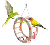Bird Cage Toy Ferris Wheel Chewing On | - Swing toy for bird perches, parakeets, sparrows, squirrels, cage accessories, macaws, parakeets, sparrows, egg