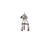 Bird cage toy Nobby Pet Pyramide Baumwolle Mit Holzblöcken